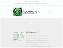 Tablet Screenshot of csflooring.biz